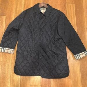 Real vintage Burberry Quilted Coat Size XL